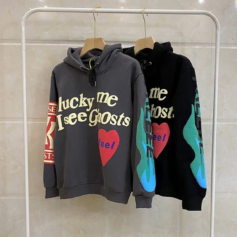  Men/Women KIDS SEE GHOSTS Streetwear Hoodie 