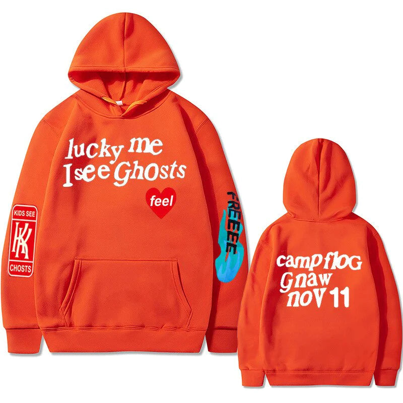  Men/Women KIDS SEE GHOSTS Streetwear Hoodie 