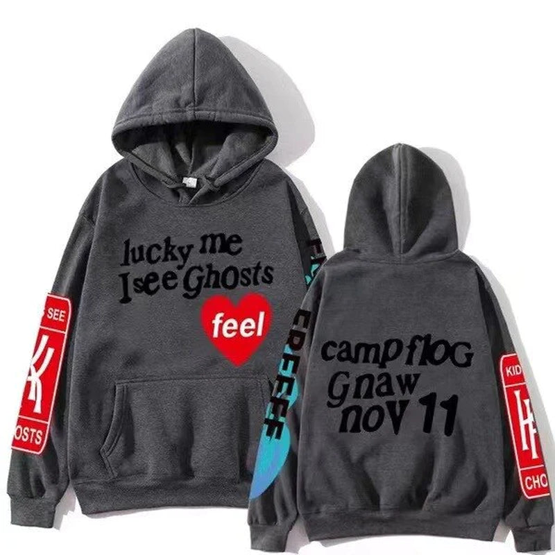  Men/Women KIDS SEE GHOSTS Streetwear Hoodie 