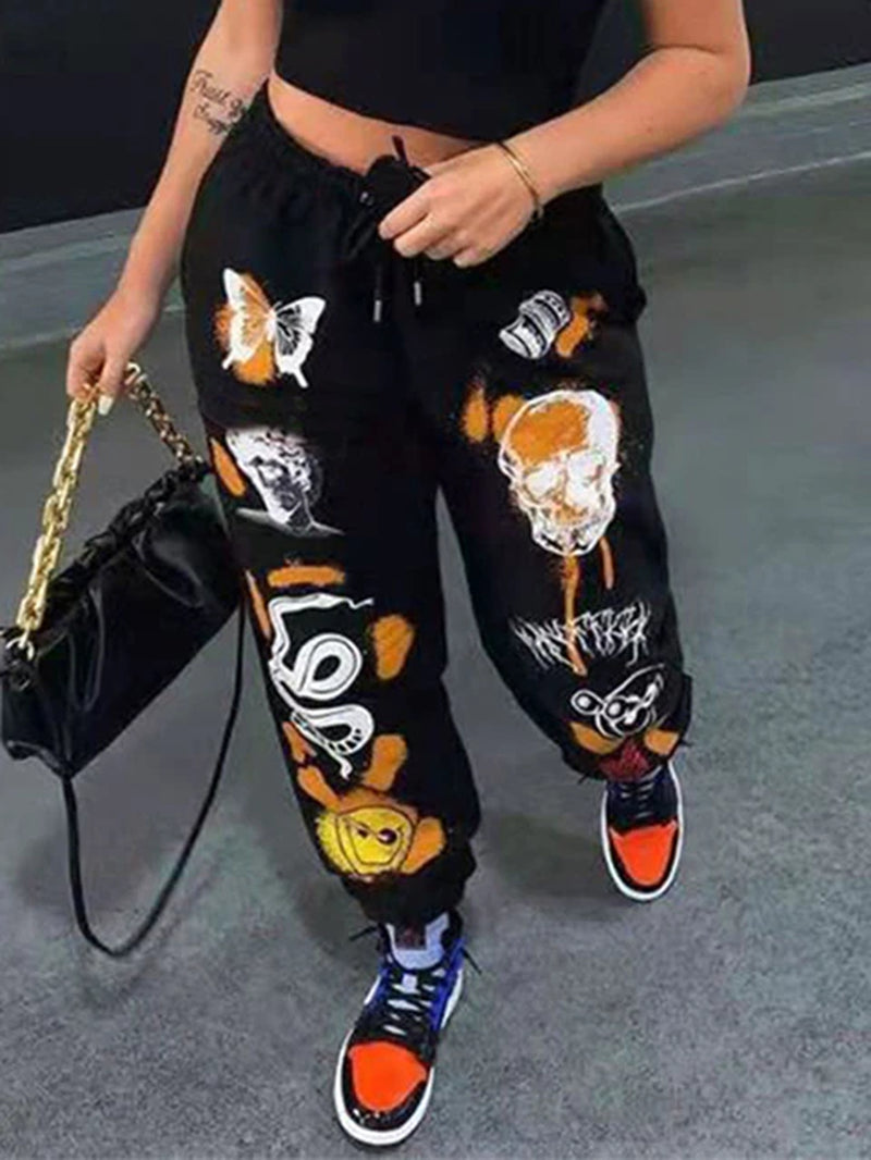 Cartoon Sweatpants for Women: Instahot 2021 Streetwear Joggers