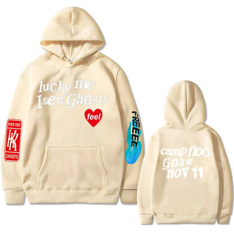  Men/Women KIDS SEE GHOSTS Streetwear Hoodie 