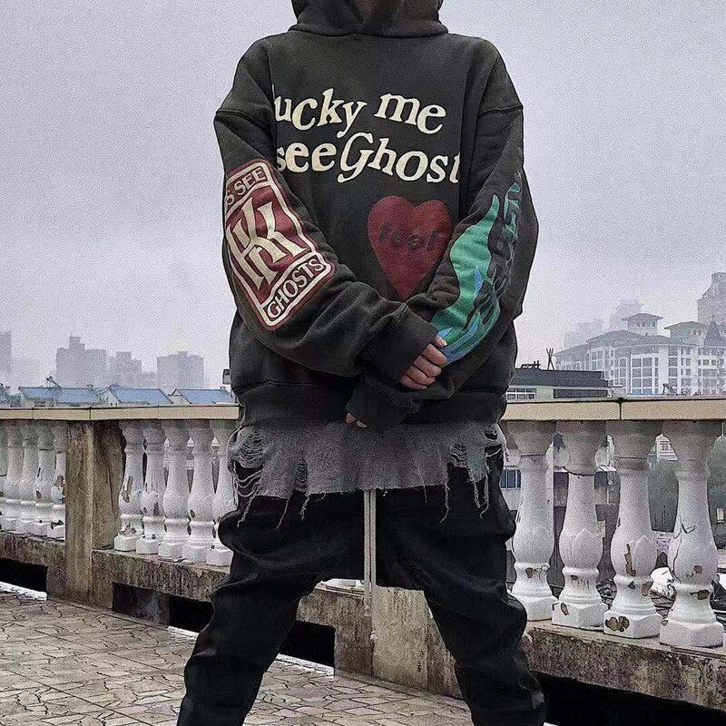  Men/Women KIDS SEE GHOSTS Streetwear Hoodie 